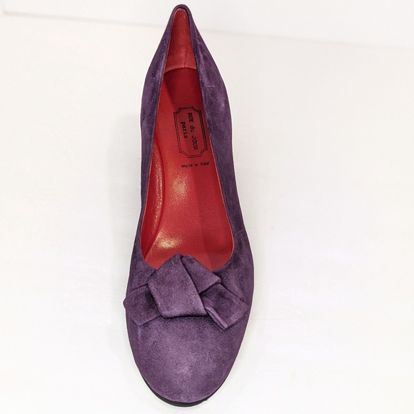 Vintage Rue du jour suede wedges - Picture 3 of 15